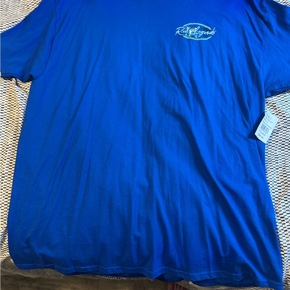 Reel Legends Vibrant Blue Short Sleeve Tee
